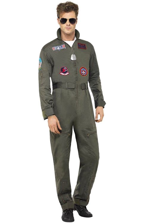 Top Gun Maverick Deluxe Mens Costume Aviator Top Gun Costume