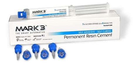 Mark3 Permanent Resin Cement Self Adhesive 7ml Automix Syringe Cargus