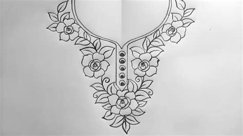 Neck Design For Dress 👗 Hand Embroidery Neck Design Neckline Design