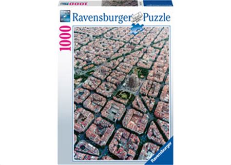 60015187 puzzle barcelona von oben. Buy Barcelona Von Oben 1000pc Puzzle | Sanity