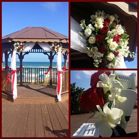Maybe you would like to learn more about one of these? A romantic wedding with Lush white flowers & red roses ...