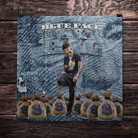 Blueface Dirt Bag Album Cover Canvas Poster Wall Art Printed Etsy