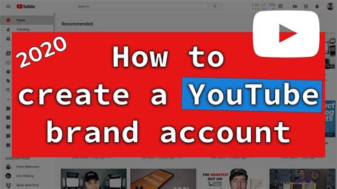Create A Youtube Brand Account How To Create Second Youtube