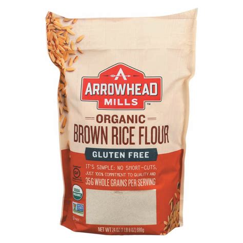 High quality gluten free flour 2. Arrowhead Mills Organic Brown Rice Flour - Gluten Free ...