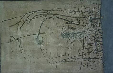Married 1954 teresa barba fabregas (two sons, one daughter); Antoni Tapies Artist Paintings Detail 1980s Fundacio ...