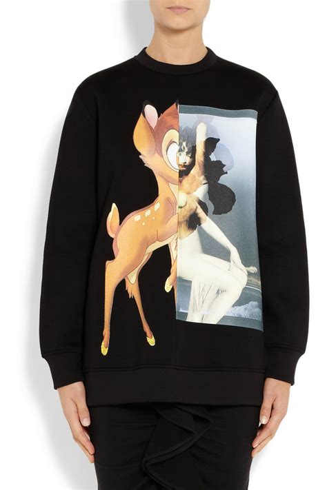 Givenchy Bambi Print Sweatshirt In Black Lyst