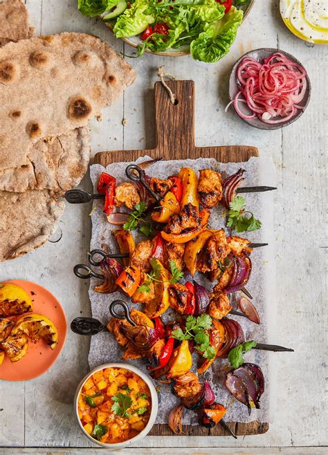 Easy recipes, cooking tips and entertaining ideas | south africa. How to make Jamie Oliver's Gnarly Chicken Tikka Kebabs ...