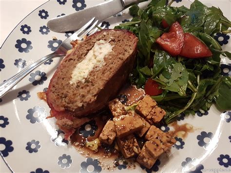 Hackbraten mit Feta no veggie