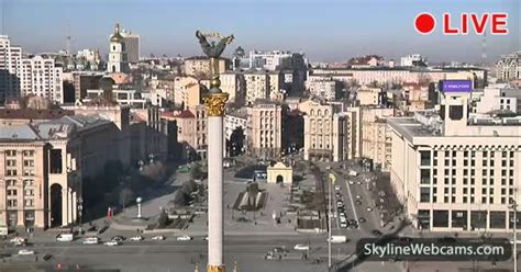 NA ŻYWO Kamera Kijów Ukraina SkylineWebcams