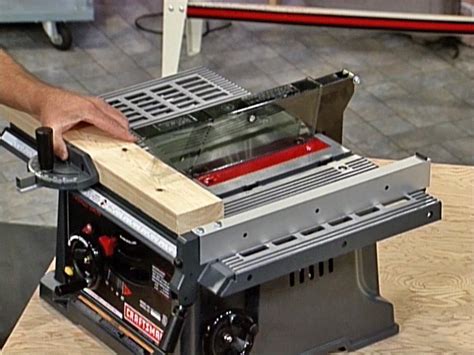 Table Saw Is Versatile And Useful Tool In Workshop The Benchtop Table