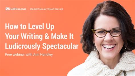 How to Level Up Your Writing & Make It Ludicrously Spectacular | Ann