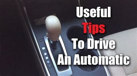 Tips On How To Drive An Automatic Car Youtube