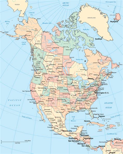 Online Maps Detailed Map Of America