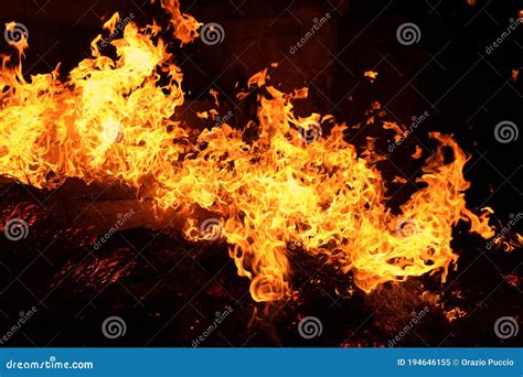 Easter Fire Flame Night Stock Image Image Of Easter 194646155