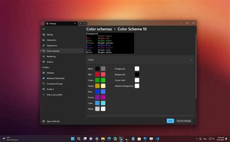 How To Change Color Scheme On Windows Terminal Pureinfotech