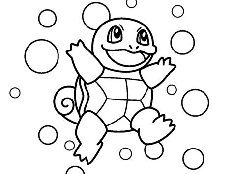 89 pokemon printable coloring pages for kids. Squirtle Pokemon coloring page - Coloring Pages 4 U