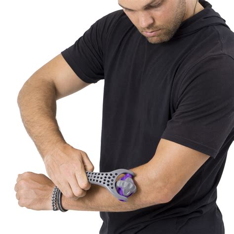 Planet Fitness Handheld Massage Roller Deep Tissue Massager Hand Held Tool Ebay