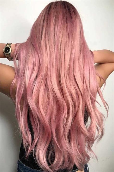 20 Rose Gold Haarfarbe Ideen Für Frauen Pinterest Hair Coloring