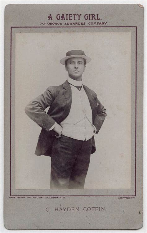Charles Hayden Coffin In A Gaiety Girl Greetings Card National