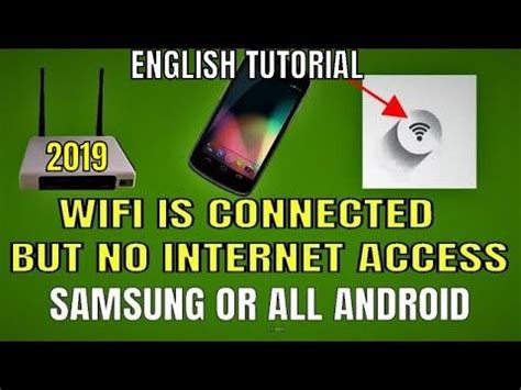 As with any networking issues, there are 2 places to look: WiFi Connected But No Internet Access In Android/Samsung ...