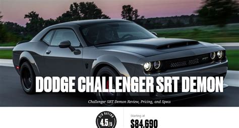 Muscle Car Collection 2018 Dodge Challenger Srt Demon