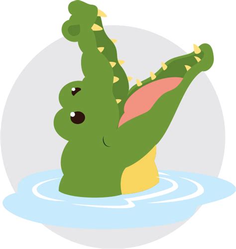 Clipart alligator open mouth, Clipart alligator open mouth Transparent