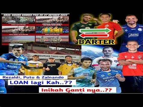 PERSIB PINJAMKAN PEMAIN LAGI DENDA KOMDIS PSSI BERITA LIGA 1 TERBARU YouTube