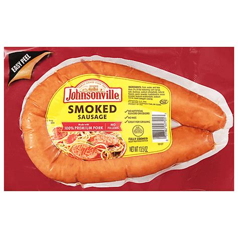 Johnsonville Sausage Fully Cooked Stadium Brat 14 Ounce 10 Per Case