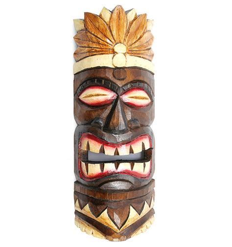 Tiki Head Planter Pots - But a cute planter can make even ... Comes with fabric planter attached for holding pots.