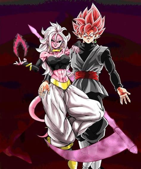 Majin Android 21 X Goku Black Rose By Turles17 Dragon Ball Dragon Ball Super Manga Goku