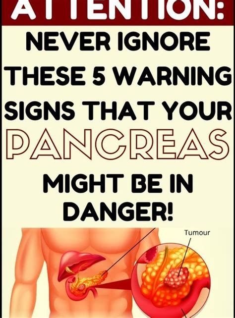 Symptoms can be hard to spot and difficult to diagnose but early clues are emerging. 5 Warning Signs That Your Pancreas Is In Danger - Fit Body ...