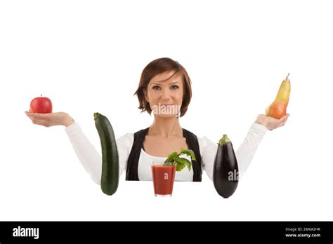 Nutrition counseling health fruit vegetables Stock Photo - Alamy