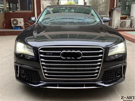 Z Art New Body Kit For Audi A8 A8l 2011 2015 W12 Front Grille Front