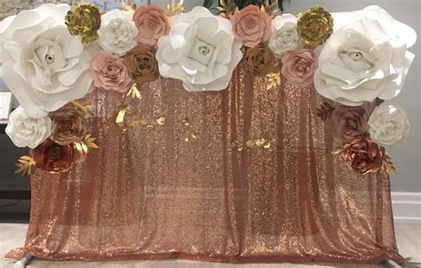 Paper Flower Creations Pineapple Party Services Rose Gold Party