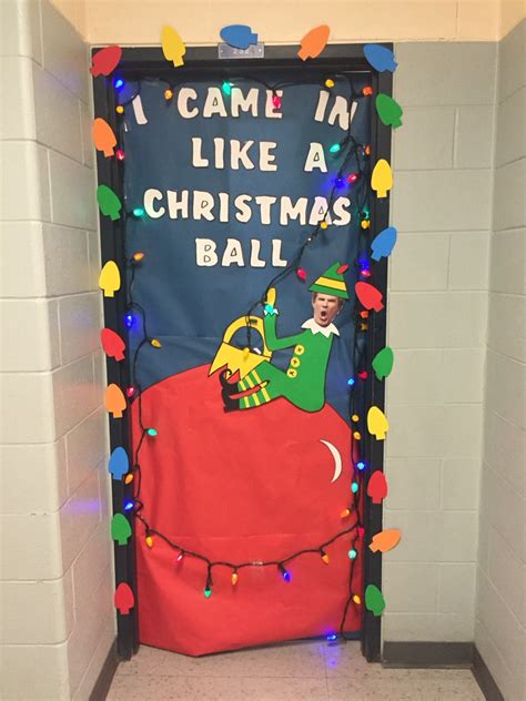 Christmas Door Decorating Contest Should Have Put My Principals Face