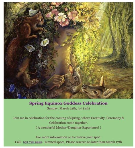 Spring Equinox A Goddess Celebration Balance For Life