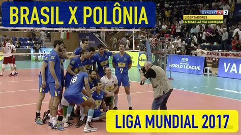O jogo tem transmissão ao vivo da globo, na tv aberta, e sportv 2, disponível apenas em operadoras de tv por assinatura. Brasil x Polônia - Vôlei Masculino - Liga Mundial 2017 ...