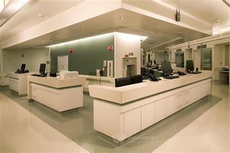 White Hospital Nurse Station Reception Counter