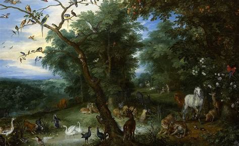 The Garden Of Eden With The Fall Of Man — Jan Brueghel The Elder
