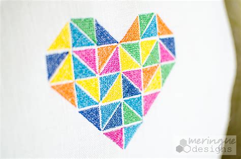 Meringue Designs Triangle Heart