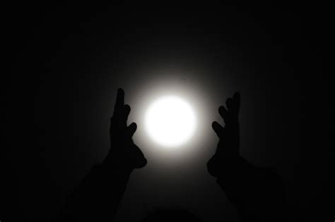 Wallpaper Night Shadow Silhouette Moonlight Circle Atmosphere