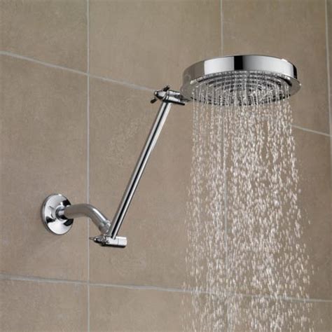 Bathroom fixtures at wheelchair accessible height. The ultimate adjustable shower heads fits the whole family