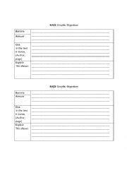 RACE Graphic Organizer - ESL worksheet by rachlisa