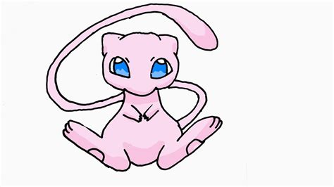 How To Draw Mew Pokemon Youtube