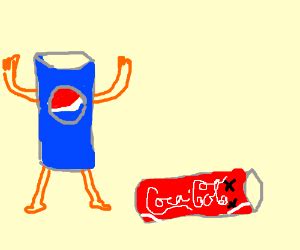 Pepsi claims the challenge proved that more americans preferred pepsi than coke. Pepsi Is Better Than Coke - Drawception