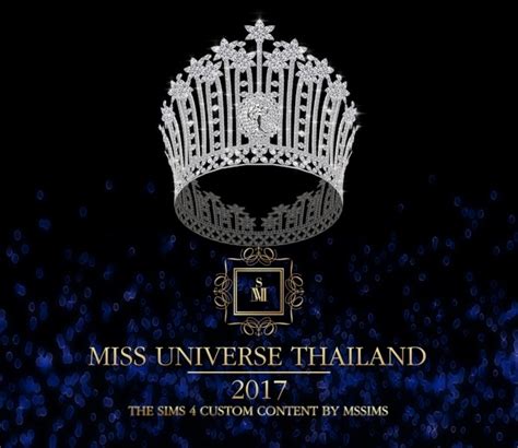 Miss Universe Thailand 2017 Crown P At Mssims Sims 4 Updates