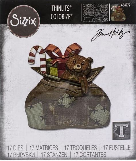 Sizzix Thinlits Die Set By Tim Holtz Toyland Colorize