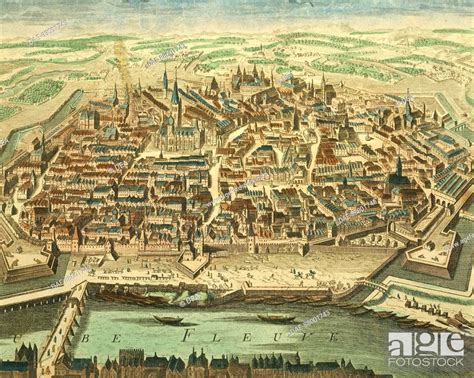 Austria The Eighteenth Century Vienna At The End Of 1700 Stock Photo