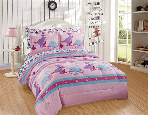 Free shipping on prime eligible orders. Best Dinosaur Large Twin Bedding Set For Girls - U Life