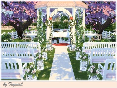 Sims 4 Ccs The Best Wedding Place By Tugmel